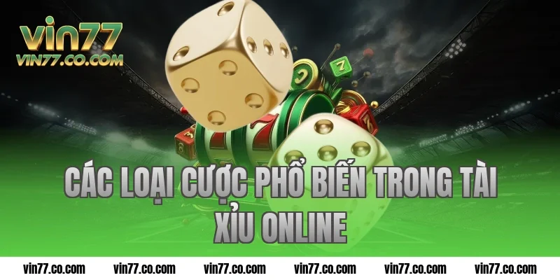 Các loại cược phổ biến trong tài xỉu online